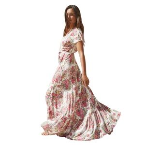 Provence Faux Wrap Maxi Dress